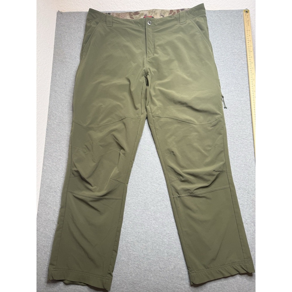 Kryptek Men's Green Solid Cargo Pocket Pants Size 40 Regular Polyester/Elastane